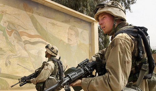 Army Third Division soldiers advance on Baghdad, April 2003 (Getty Images via NRO)