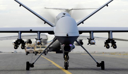 MQ-9 Reaper in Afghanistan, 2008 (Staff Sergeant Brian Ferguson)