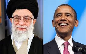 Khamenei and Obama via Breitbart.com 