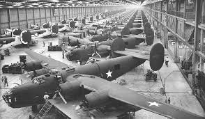 Arsenal of Democracy: B-24 Liberator plant in Fort Worth, Texas. (U.S. Air Force)