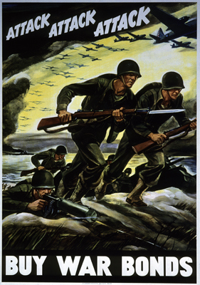 Buy War Bonds Poster WWII
